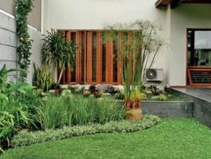taman rumah minimalisa,