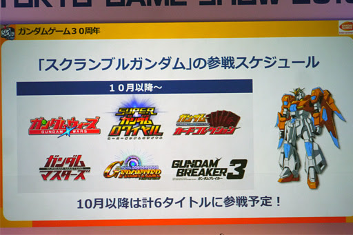 ガンダムコンクエスト Gcq Rmt Tgs16 Gundam Versus のクローズドaテスト実施などが明らかとなった ガンダム ゲーム30周年スペシャルステージ