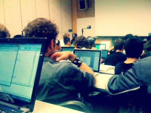 A Sea of Laptops During a Lecture by TylerIngram, on Flickr