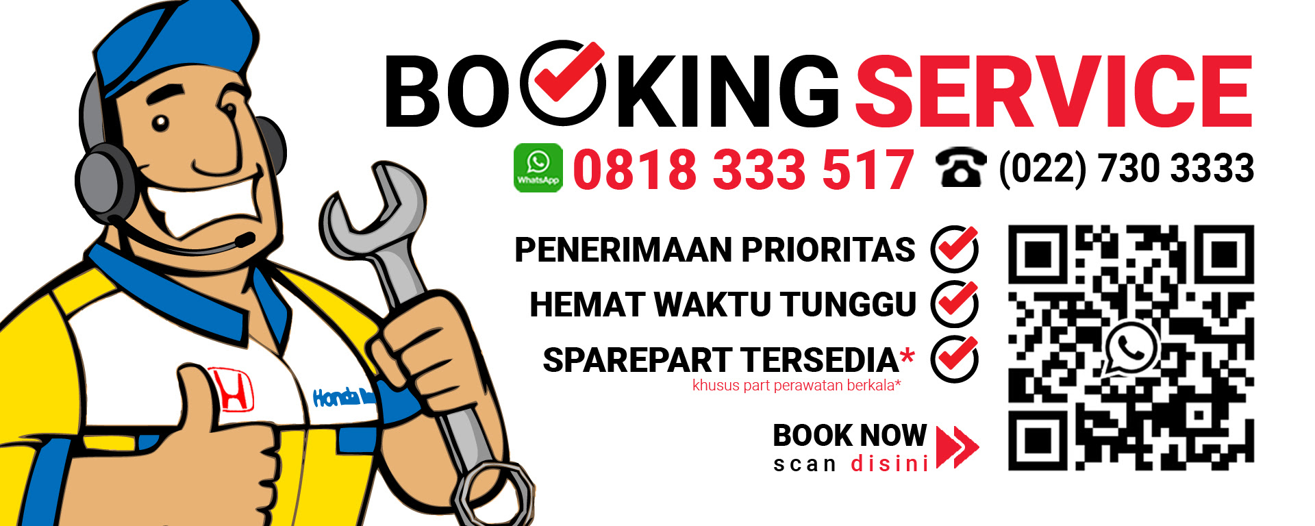 Booking Service Online  Service Mobil Honda  Dealer Resmi Honda