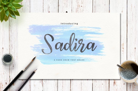 Download Placard SVG Font Free SadiraScript Compatible with Silhouette, Cricut and other cutting machines.