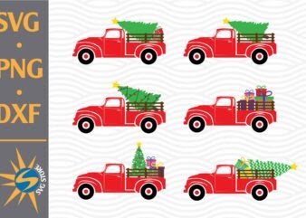 Download Free 173 Little Red Truck Svg SVG PNG EPS DXF File for Cricut, Silhouette and Other Machine
