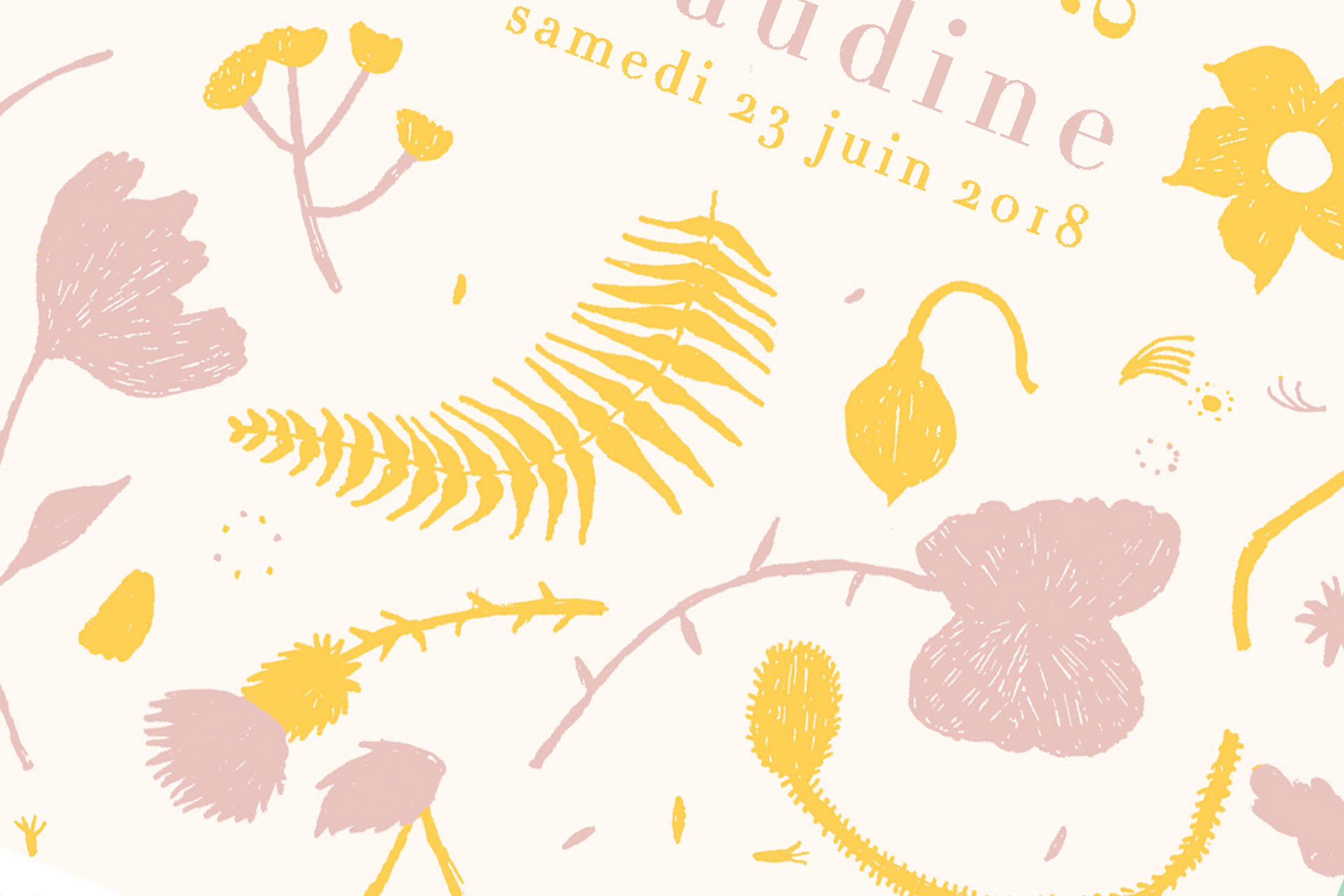 Creation Graphique D Une Invitation D Anniversaire Fleurie