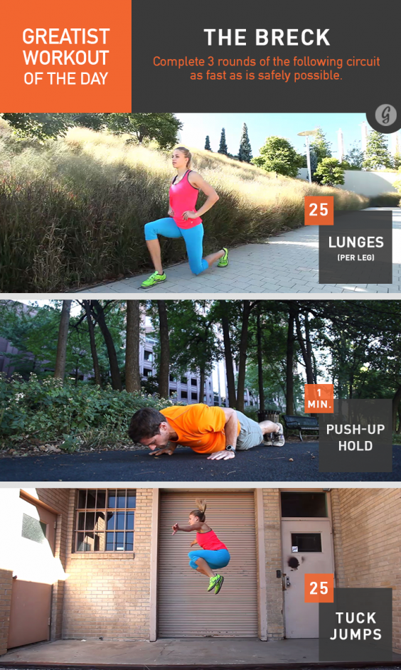Greatist Workout of the Day: The Breck