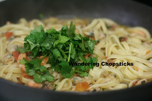 Italian Clam and Shrimp Fettuccine 8