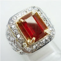 Batu Permata Ruby / Batu Permata Merah Delima, Asli Natural Bergaransi ...