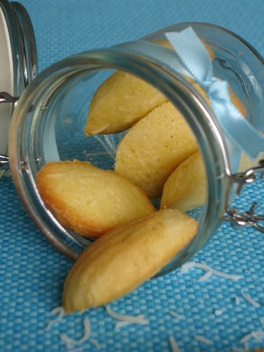 Coconut madeleines