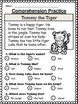 Most of these worksheets are pretty simple and should suit kindergarten or first grade readers. 1st grade reading comprehension with multiple choice questions lori