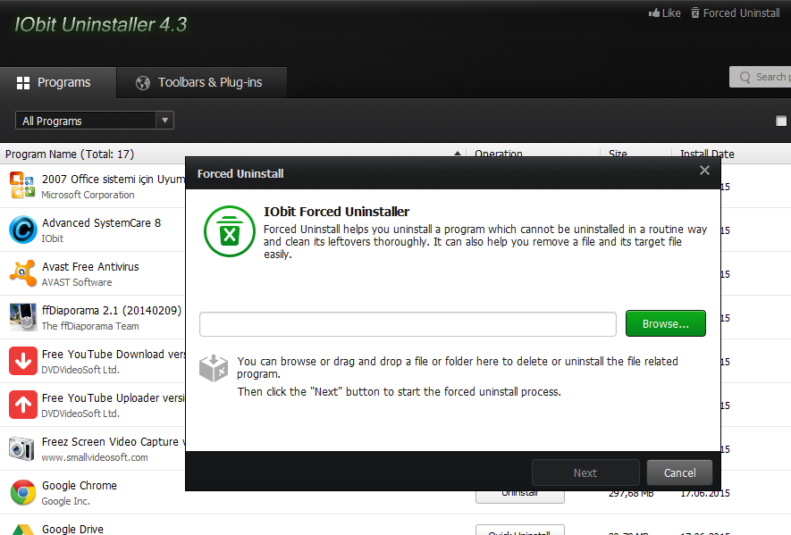 IOBit Uninstaller nedir?