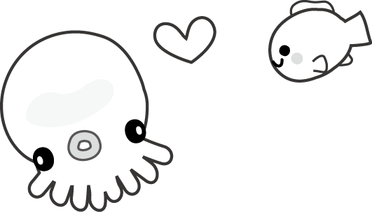 海の生き物のイラスト 無料イラストフリー素材