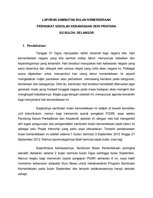 Contoh Laporan Sambutan Hari Guru  Contoh U