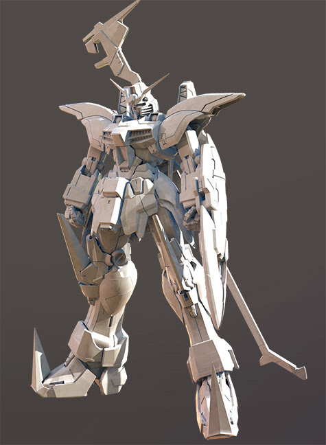 mobile suit report gundam wing aries tallgeese leo deathscythe kai custom katoki virgo 3d