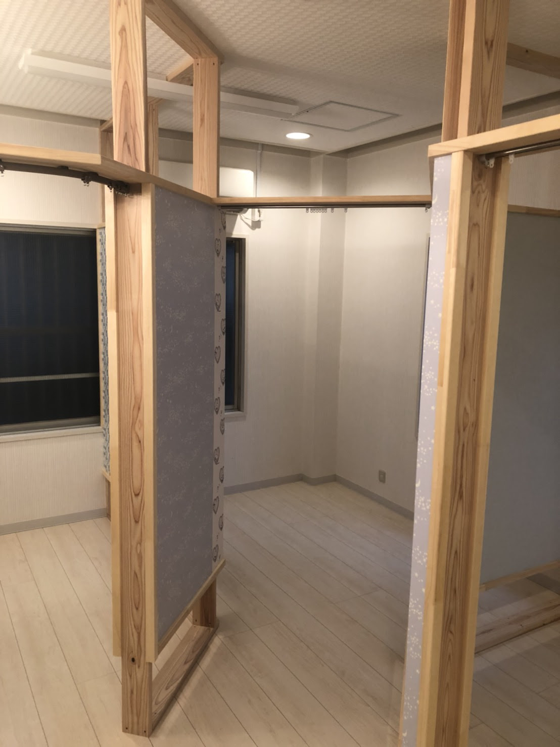子ども部屋を3つに間仕切り 大田区のリフォームならセダー建設 ３階建て住宅にも対応の工務店