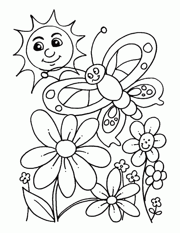 Free Printable Spring Coloring Pages Kindergarten Download Free Printable Spring Coloring Pages Kindergarten Png Images Free Cliparts On Clipart Library