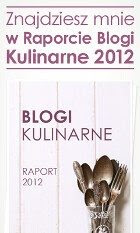 Znajdziesz mnie w Raporcie Blogi Kulinarne 2012