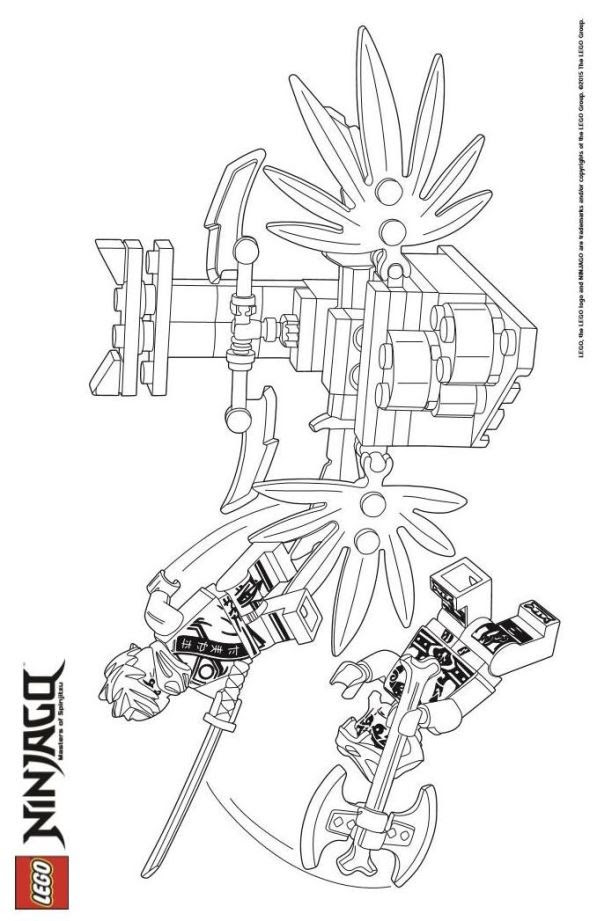 kids-n-fun.de | 42 ausmalbilder von lego ninjago