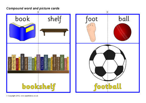 Compound Word and Picture Cards (SB2092) - SparkleBox