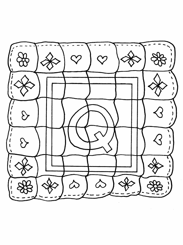 Download Quilt coloring pages to download and print for free