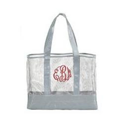 monogrammed oversized mesh beach bag our personalized mesh beach bag ...