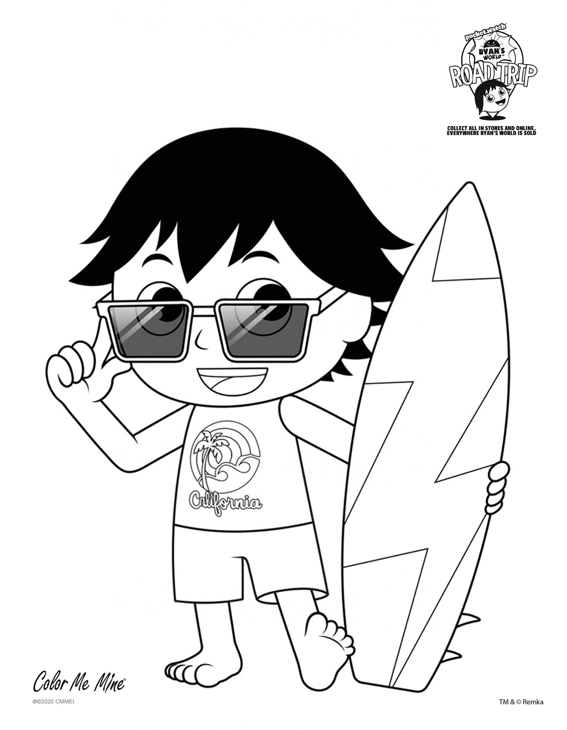 Ryan's World Coloring Fun! - Pleasanton