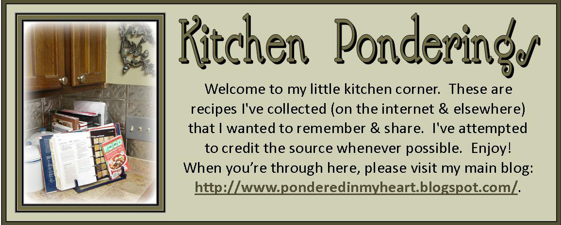 Kitchen Ponderings