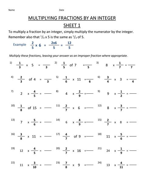  multiplication math worksheets for grade 6 fractions kidsworksheetfun