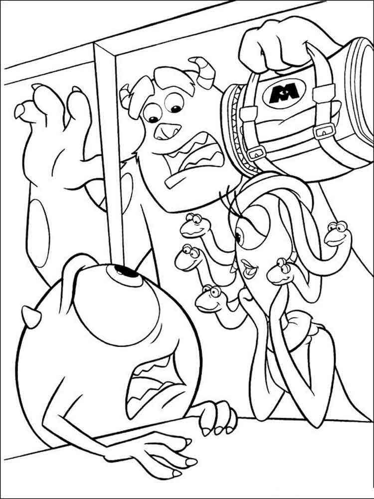 Monsters, inc. coloring pages. Download and print Monsters ...