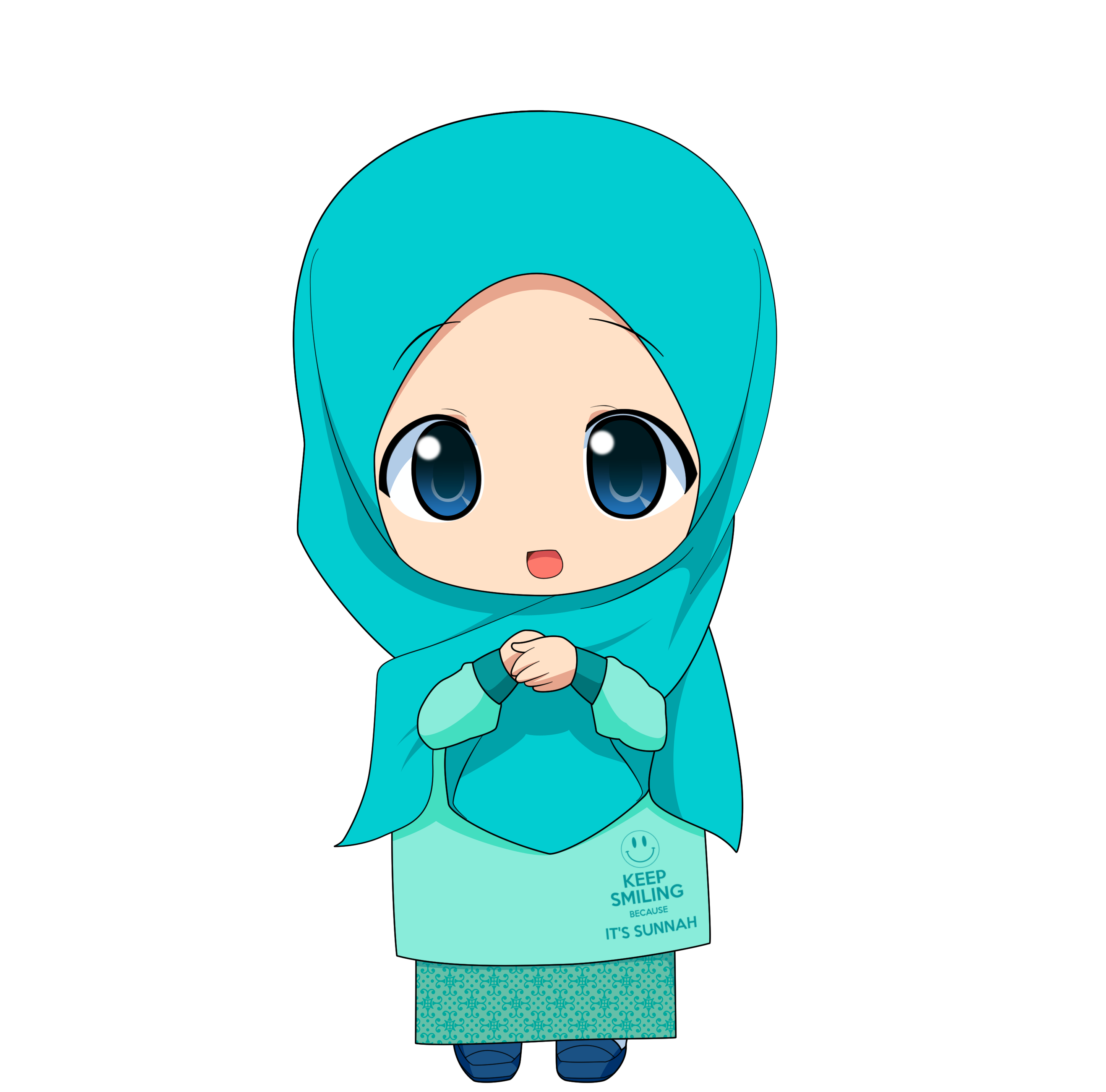 Kartun Chibi Muslimah El Dan Lucu