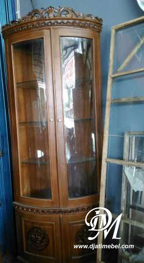 Jual Lemari Sudut Minimalis Ukir Mawar Djati Mebel Jepara Jual Lemari Sudut Minimalis Ukir Mawar Djati Mebel Jepara