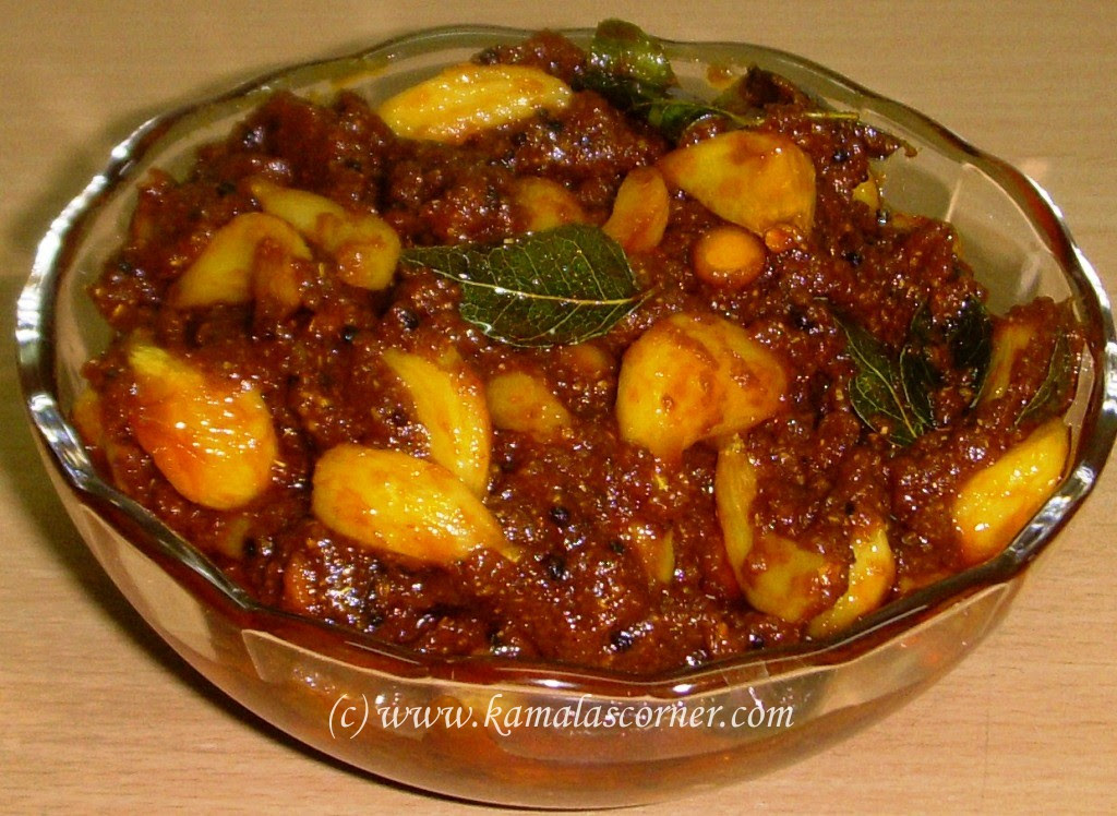 Garlic Pickle - Kamala's Corner