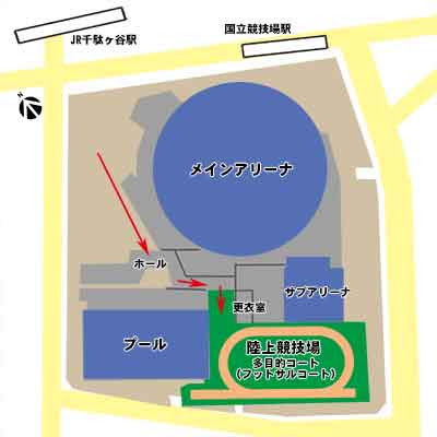 東京体育館陸上競技場
