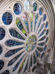rose window at La Sagrada Familia