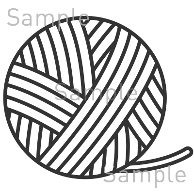毛糸の無料イラスト素材 登録不要のイラストぱーく