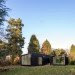 Soup Architects, utilitarian sheds, Garden Studios, garden shed, black and white style, utilitarian cabins,