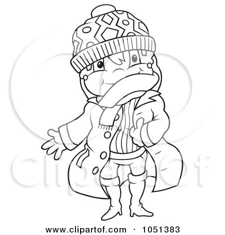 clip art winter clothes