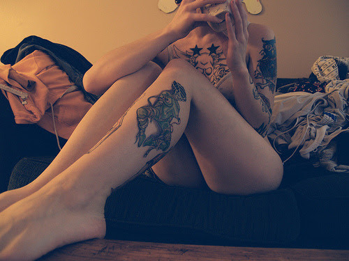 tattoed girl