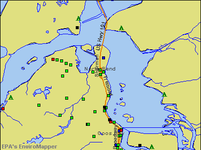 Map Of North Bend Oregon