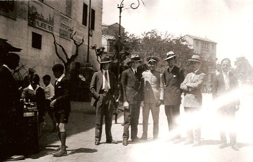 Paseo del Miradero. Años 20. Fotografía de Eduardo Butragueño Bueno