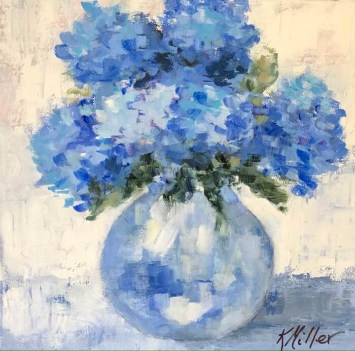 pix Simple Flowers In A Vase Painting kathy miller time