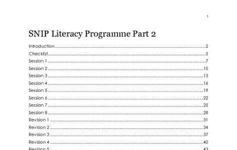 Link Download SNIP Literacy Programme Part 2 Audible Audiobook PDF
