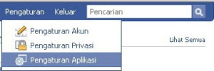 pengaturan aplikasi