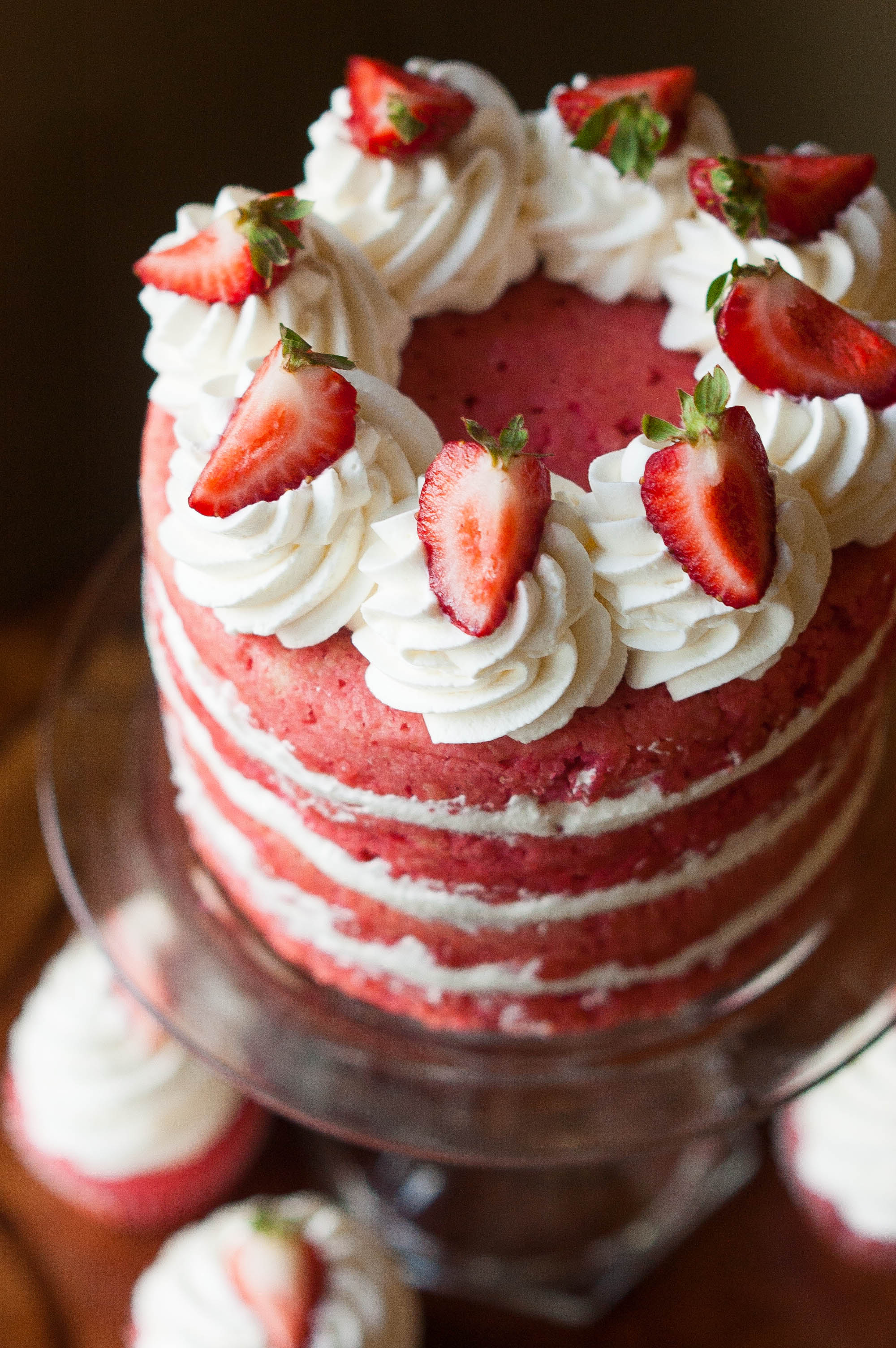 Made from Scratch Strawberries & Cream Cake - The Kitchen ...
