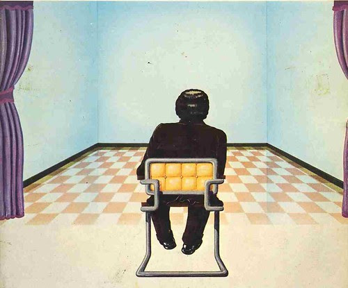 man at wall