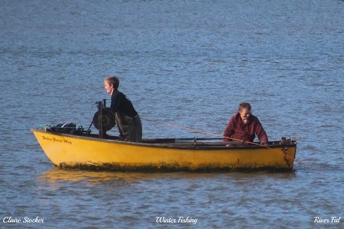 Winter Fishing, River Fal by www.stockerimages.blogspot.co.uk
