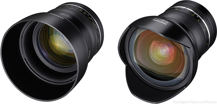 Samyang Announces Premium MF 85mm f/1.2 &amp; 14mm f/2.4 Lenses Designed for High Resolution Sensors