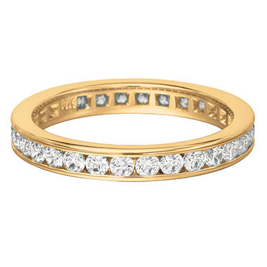Channel-Set Diamond Eternity Band in Yellow Gold - 3.5mm (I, SI2)