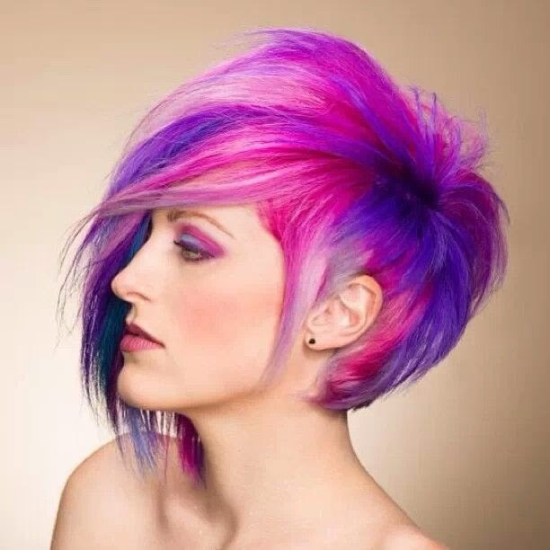 Asymm Bob With Pravana Color Hair Pinterest Coloring Wallpapers Download Free Images Wallpaper [coloring365.blogspot.com]