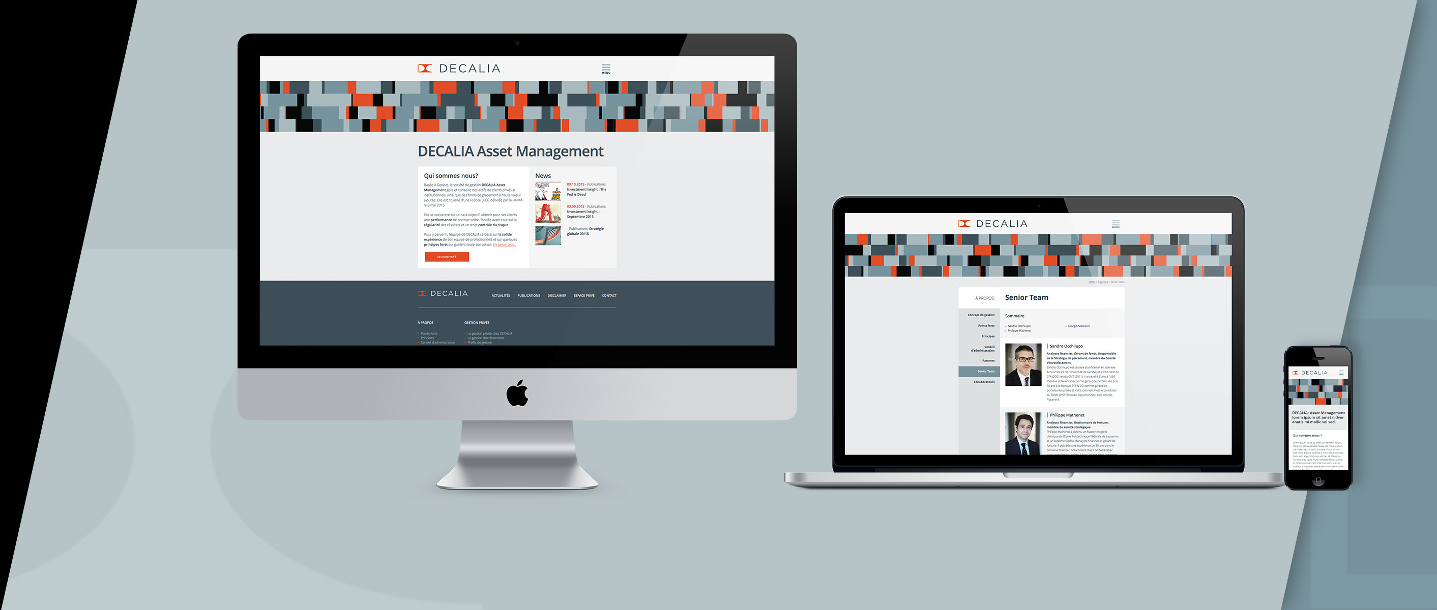 DECALIA WEBSITE D Facto Lab Digital IT Design Web Agency