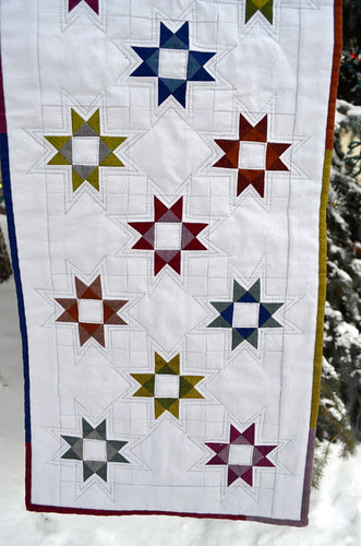 Stars, a table runner