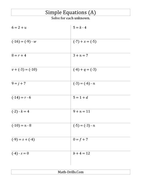  82 free math worksheets solve for x worksheets